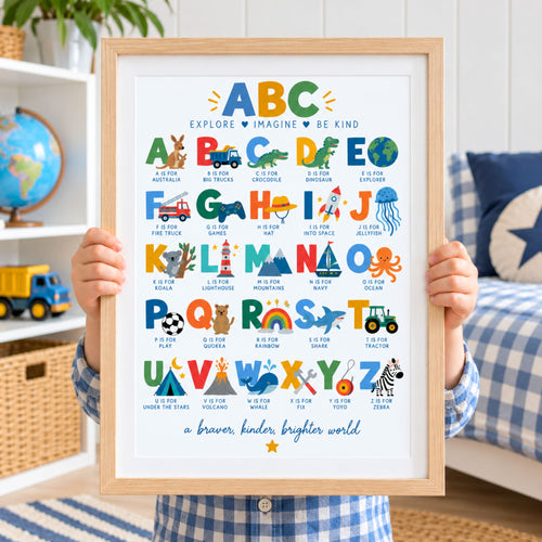 ABC - Explore, Imagine, Be Kind
