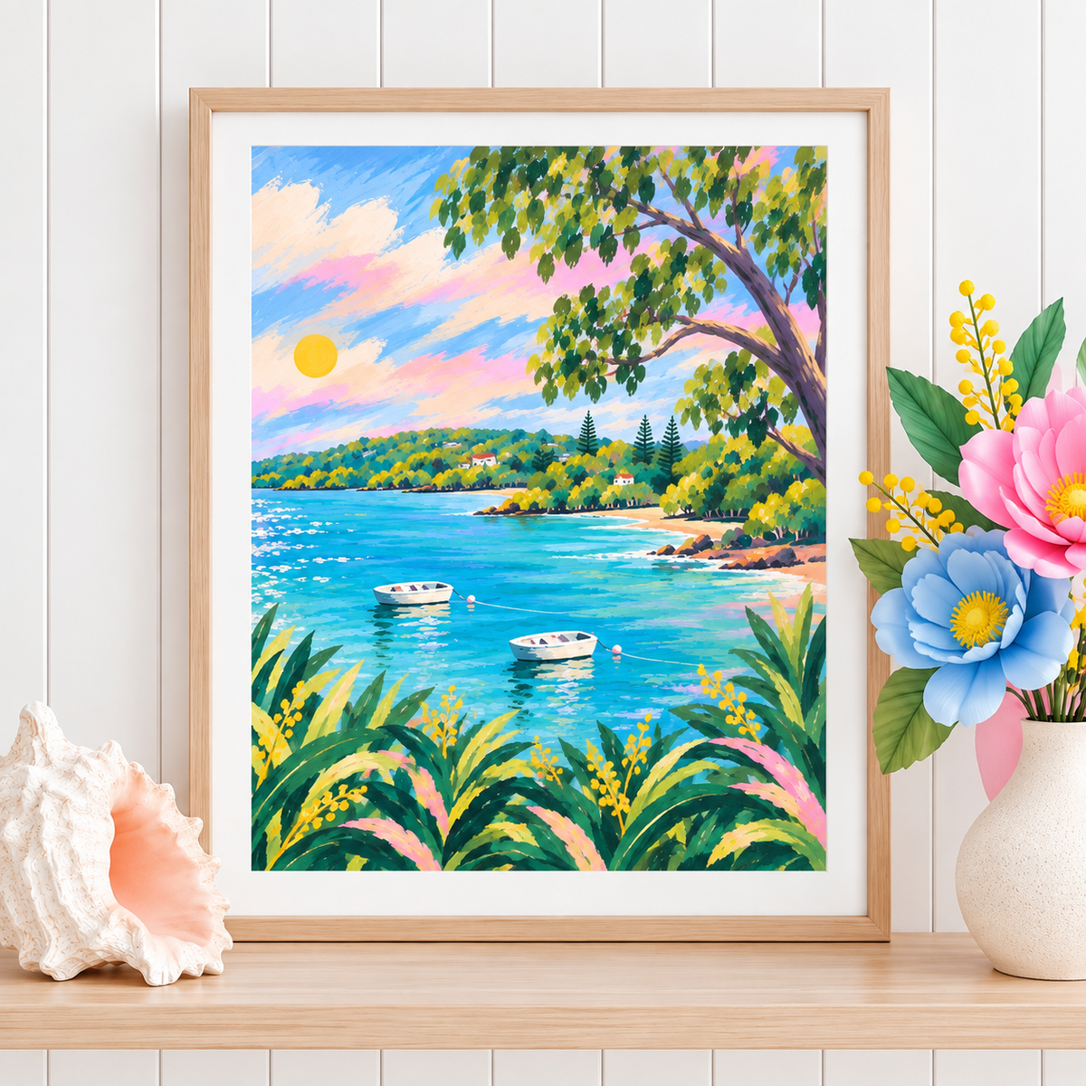 Redland Bay Art Print - Queensland Coastal Wall Art